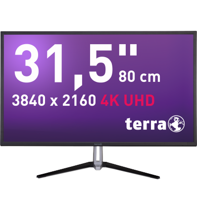 31,5" 5ms 3840x2160 TERRA LCD/LED 3290W 4K DP/HDMI/HDR 3030058 Terra Wortmann