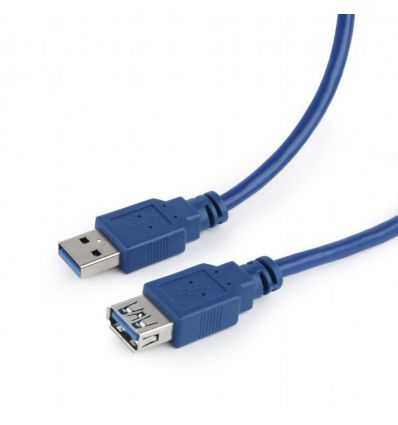 Câble USB 3.0 rallonge A Mâle - A Femelle 1.8 m bleu 