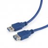 Câble USB 3.0 rallonge A Mâle - A Femelle 1.8 m bleu 