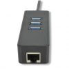 Convertisseur USB RJ45 Gigabit Ethernet + hub 3 ports USB3.0 USB3-125H3-C MCL Samar