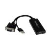 Adaptateur VGA vers HDMI avec audio et alimentation par USB – Convertisseur VGA vers HDMI portable – 1080p VGA2HDU StarTech.com