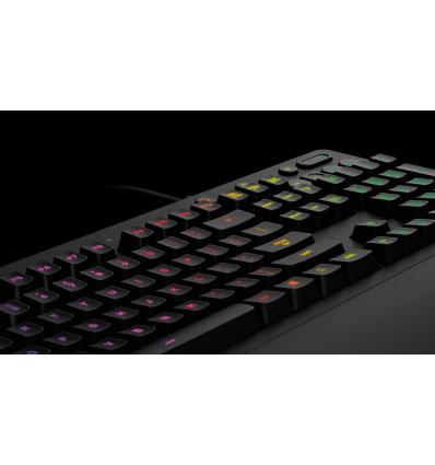 Clavier gamer G213 Prodigy RVB Semi mécanique Commandes Multimédia Logitech