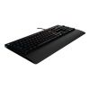 Clavier gamer G213 Prodigy RVB Semi mécanique Commandes Multimédia Logitech