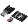 Carte MicroSDXC + adaptateur SD 256 Go A1 Video Class V90 UHS-II U3 Cl10 Canvas React plus MLPMR2/256GB Kingston