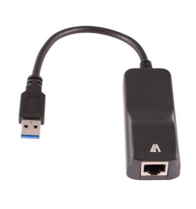 Adaptateur USB type A mâle - RJ45 femelle Gigabit Ethernet V7