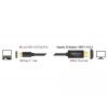 Cable USB Type-C™ male vers HDMI male (DP Alt Mode) 4K 60 Hz 1 m noir Delock 