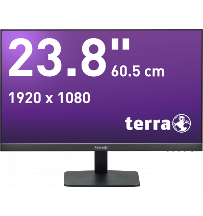 24" 1920x1080 TERRA LED 2427W V2 noir HDMI DP USB-C GREENLINE PLUS 3030220 Terra Wortmann 
