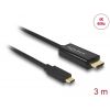 Cable USB Type-C™ male vers HDMI male (DP Alt Mode) 4K 60 Hz 3 m noir Delock 