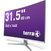 31,5" 5ms 2560x1440 TERRA LCD/LED 3280W V3 silver/white CURVED USB-C/HDMI/DP 3030219 Terra Wortmann 