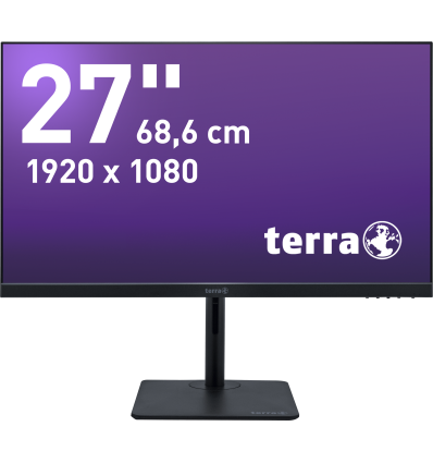 27" 5ms 1920x1080 TERRA LCD/LED 2727W V2 black HDMI/DP/USB-C GREENLINE PLUS 3030229 Terra Wortmann 