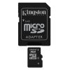 Carte mémoire Micro SD HC + adaptateur SD 8 Gb class 4 SDC4/8GB Kingston