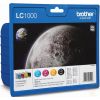  Cartouche d'encre BROTHER Pack LC1000P 4 couleurs LC1000VALBP 