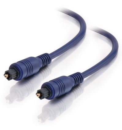  Cordon optique Toslink Mâle / Mâle 2m C2G Velocity - Câble audio numérique 