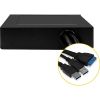  Hub USB 3.0 4 ports internes format 3"1/2 noir IB-866-B IcyBox 