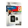 Carte µSD + adapteur SD 8 Go HC4 SP008GBSTH004V10-SP Silicon Power