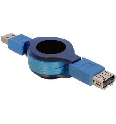  Câble enrouleur USB 3.0 A mâle - A femelle 1m 
