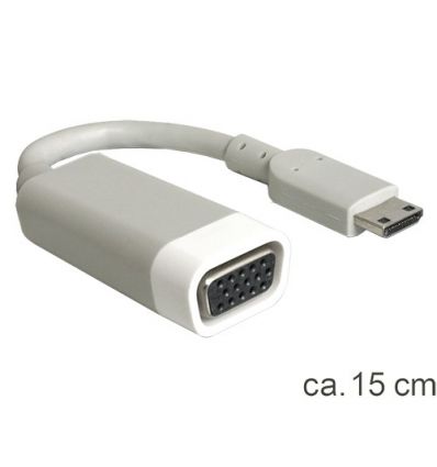  Adaptateur HDMI mini C Mâle - VGA Femelle 65471 Delock 