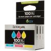 Cartouche Lexmark 100XL Multipack Couleur 14N0850