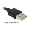  Câble USB 2.0 OTG micro B F - combo A & micro B 1m 83614 Delock 