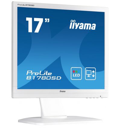 Ecran 5:4 17" 5ms 1280x1024 ProLite B1780SD-W1 DVI-D VGA Blanc Iiyama
