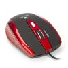 Souris optique filaire rouge 800-1600 dpi 6 boutons Red Tick NGS