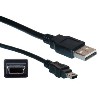Câble USB 2,0 A Mâle - Mini 5Pin B 1,8m