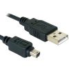 Câble USB 2.0 A - Mini USB 8pts Olympus 1.5m