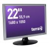 22" 5ms 1680x1050 TERRA LED 2230W gris noir GREENLINE PLUS DVI VGA 3031195 Terra Wortmann