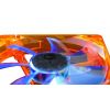 Ventilateur de 120x120x25mm Bicolore Orange/Bleu 4 Leds UV BI-OB120 BOOGIEBUG
