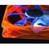 Ventilateur de 120x120x25mm Bicolore Orange/Bleu 4 Leds UV BI-OB120 BOOGIEBUG