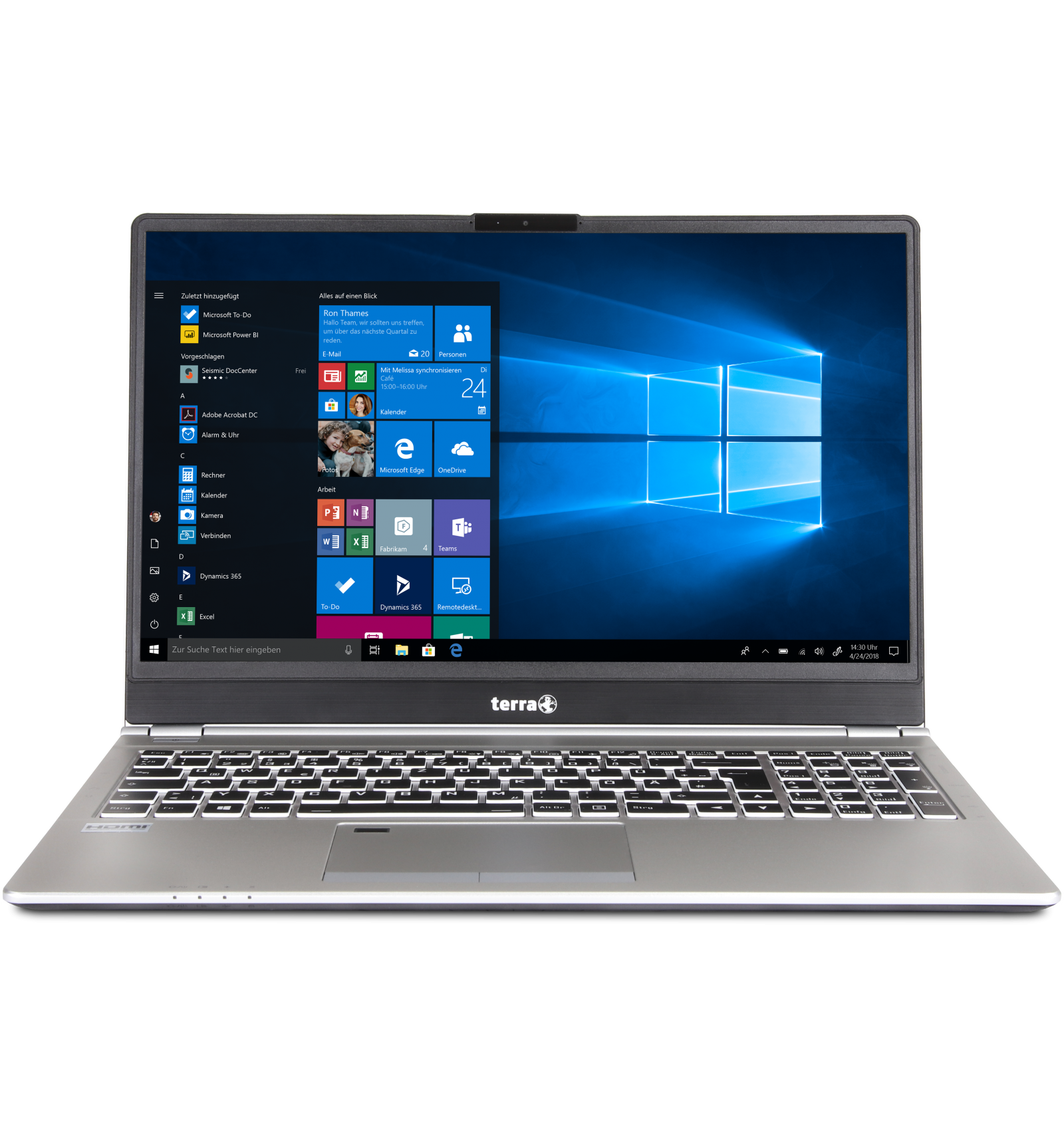  Ordinateur  portable 15 6 TERRA MOBILE 1550 Intel  Core 